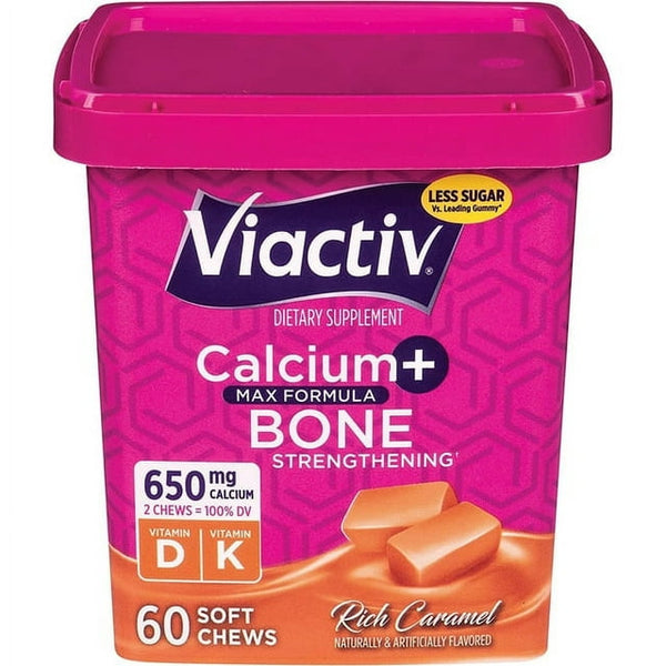 Viactiv Calcium Plus Caramel Chews 72ct