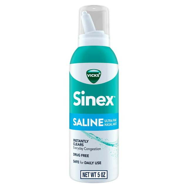 Vicks Sinex Saline Ultra Fine Nasal Mist 5Oz