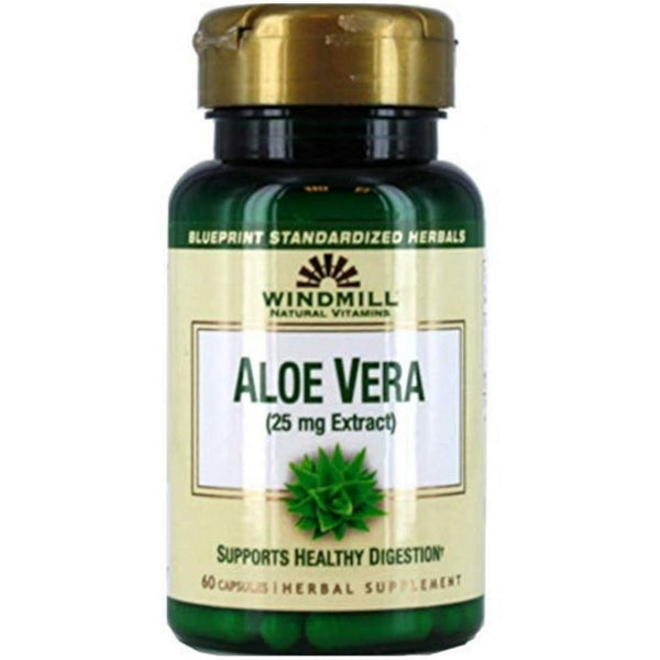 Windmill Aloe Vera 25mg Cápsulas 60ct