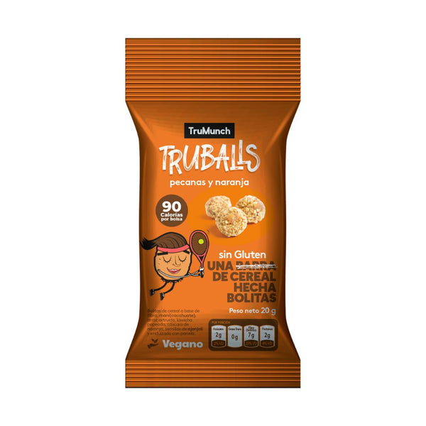 Trumunch Cereal Truballs Orange Pecans 1Oz