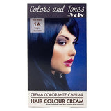 Yoly cabello color crema azul negro 1a