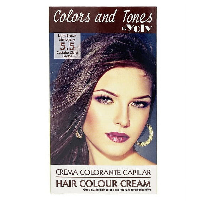 Yoly cabello color crema de color marrón claro 5.5