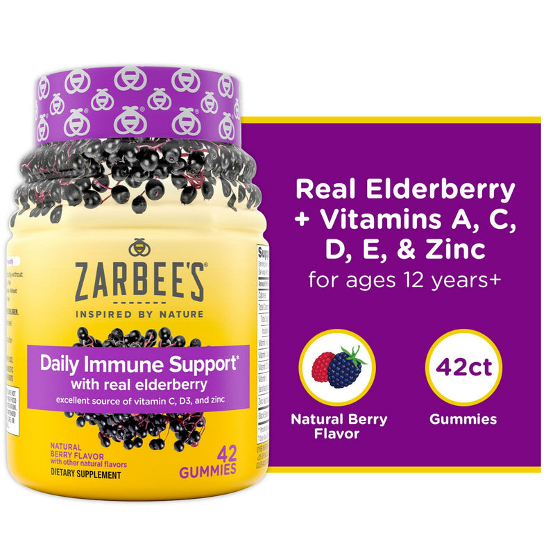 Zarbees Elderberry Immune Support Gummies 42CT