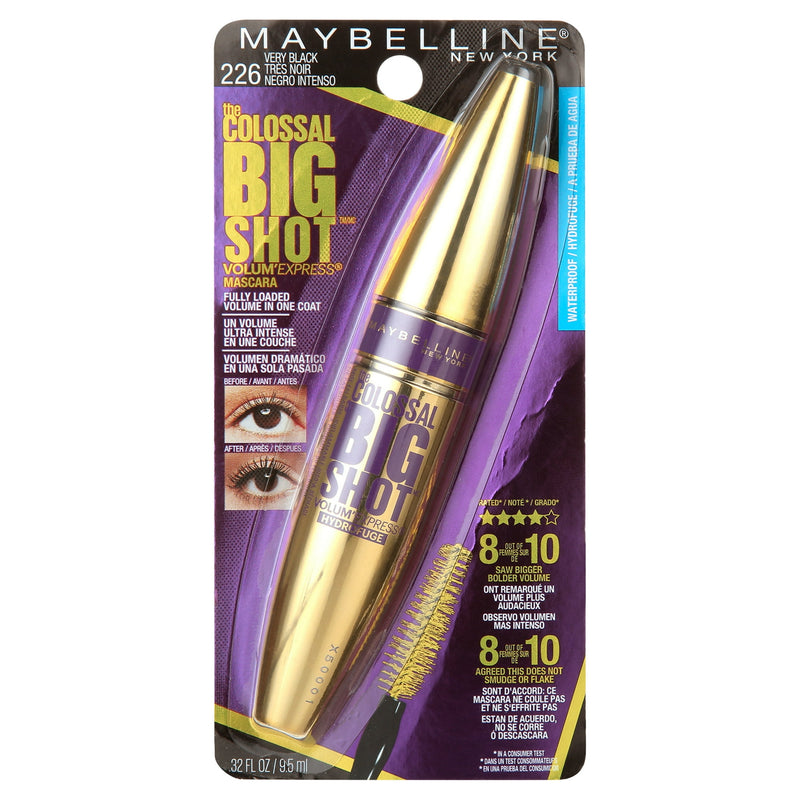 Maybelline The Colossal Big Shot Waterproof Mascara Very Black 226