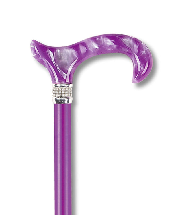 Medbasix Diamond & Pearl Cane Purple