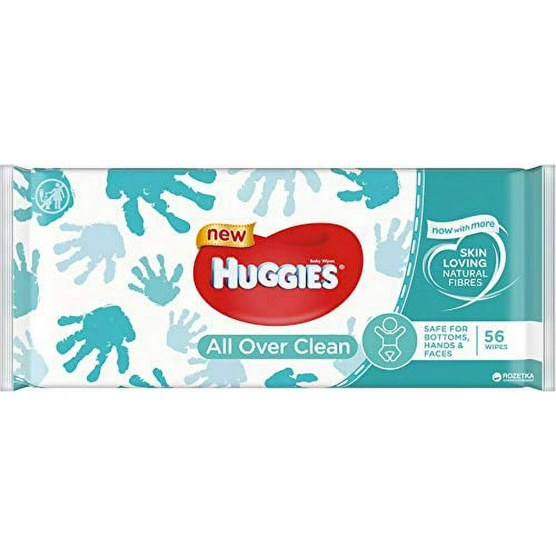 Huggies All Over Clean Baby Wipes 56ct