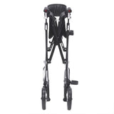 Drive Medical Nitro Elite CF Carbon Fiber Rollator Rolling Walker, Black