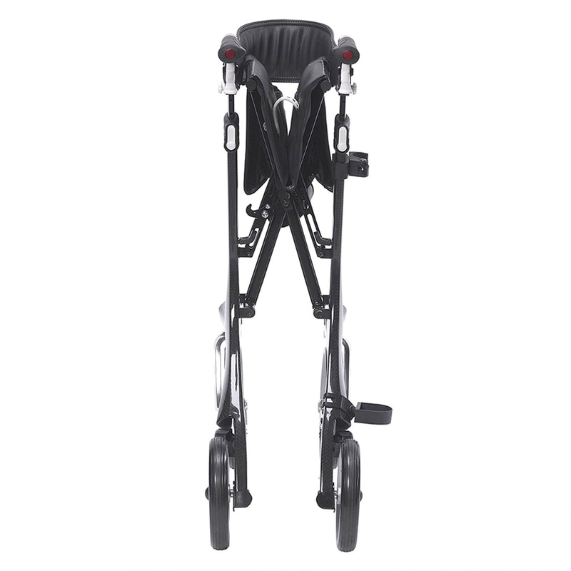 Drive Medical Nitro Elite CF Carbon Fiber Rollator Rolling Walker, Black