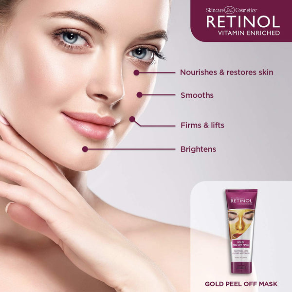 Skincare Retinol Gold Peel Off Mask 3.4oz