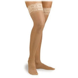 JOBST Activa Sheer Mhigh High 20-30 Toe cerrado con bronce de encaje Sun