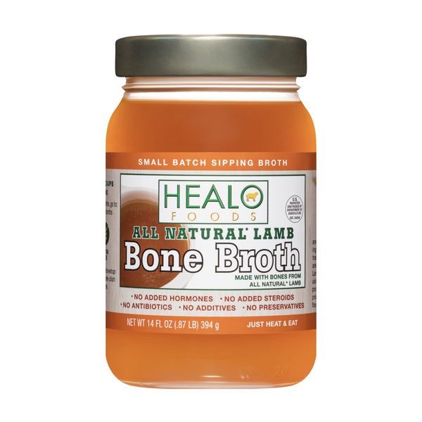 Healo All Natural Lamb Bone Broth 14oz