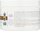 Aura Cacia Certified Organic Unrefined Coconut Oil, Fair Trade Certified | 6.25 fl. oz. | Cocos nucifera