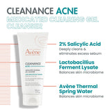 Avene Cleanance ACNE Medicated Clearing Gel Cleanser 6.76Oz
