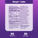 Natrol Sleep + calma melatonina 60 gommies fresa