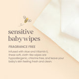 Burt's Bees Sensitive Baby Wipes Fragance Free 72ct