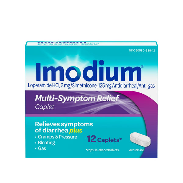 Imodium Multi Symptom Relief Caplets 12ct