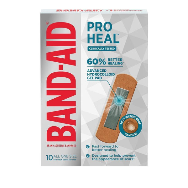 Band-Aid Pro Heal vendajes hidrocoloides10CT