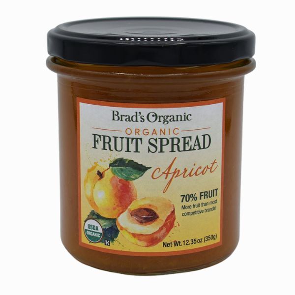 El albaricoque de fruta orgánica de Brad 12.35 oz