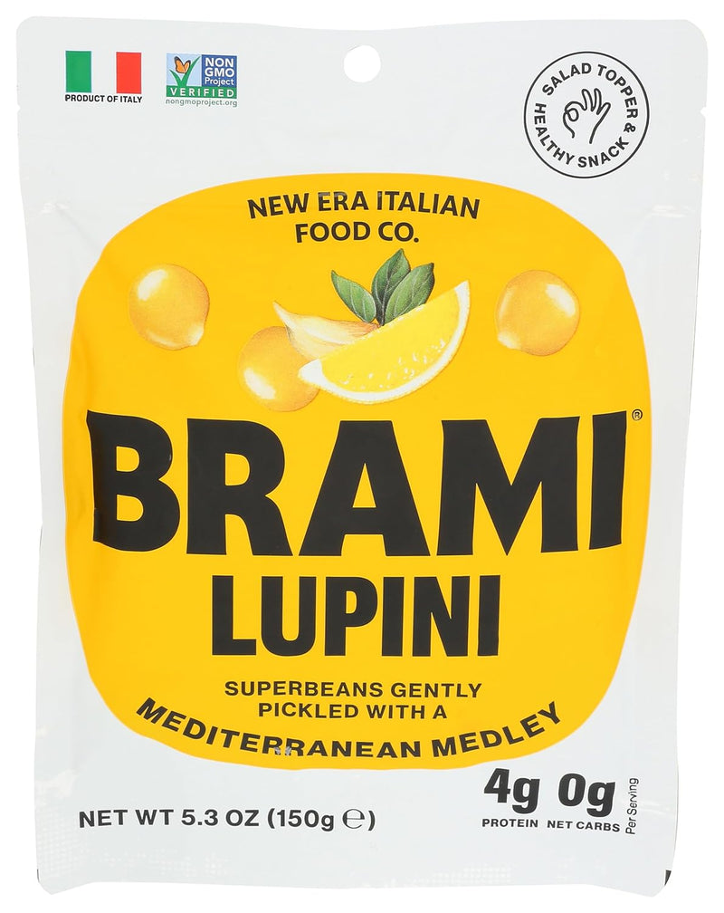 Brami Lupini Snack Bean Mediterranean Medley, 5.3 oz