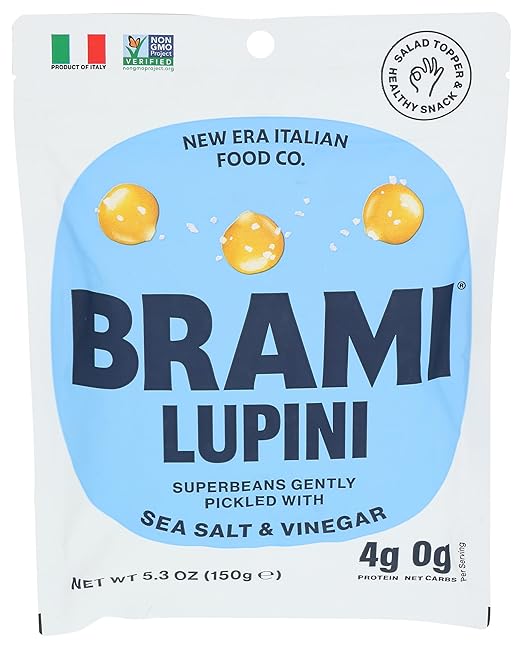 Brami Lupini Snack Bean Sea Salt and Vinegar, 5.3 oz