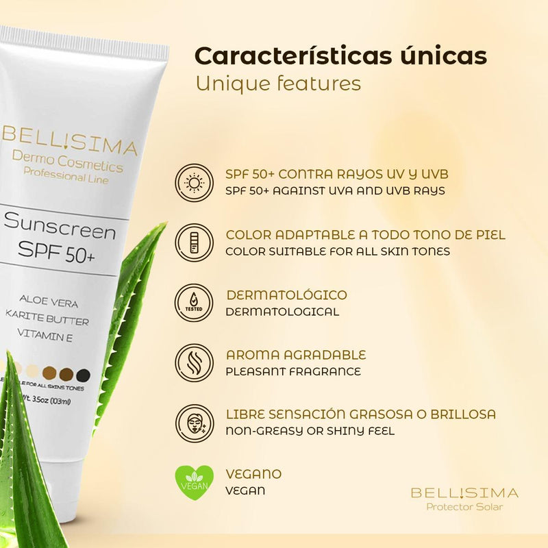 Bellisima Dermo Cosmetics Sunscreen SPF 50+