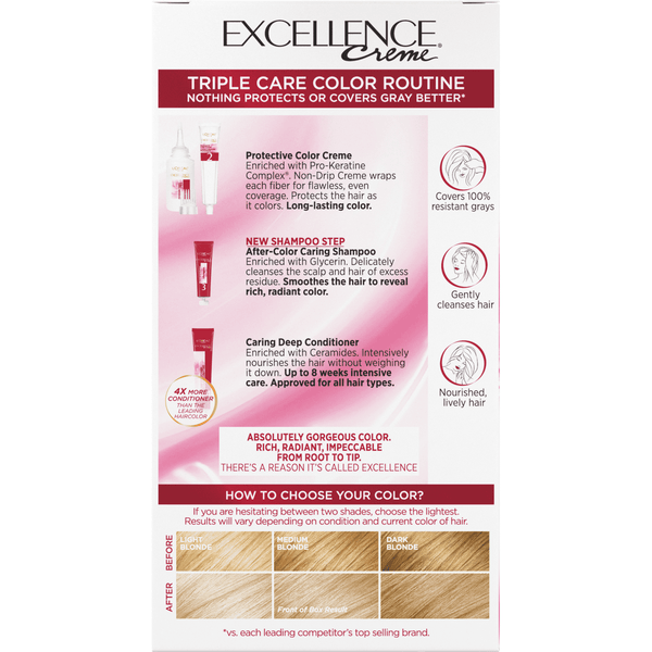 Loreal Excellence Creme Permanent Hair Color 9A Light Ash Blonde