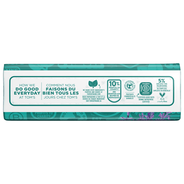 Toms Lavender Tea Tree Bar Natural 5oz