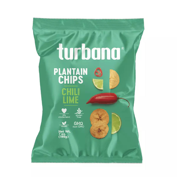 Turbana Plantain Chips Chili Lime 7Oz