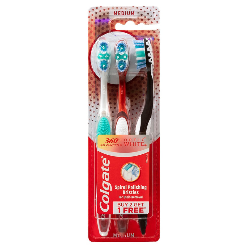 Colgate 360 ​​Total de cepillo de dientes avanzado 3CT