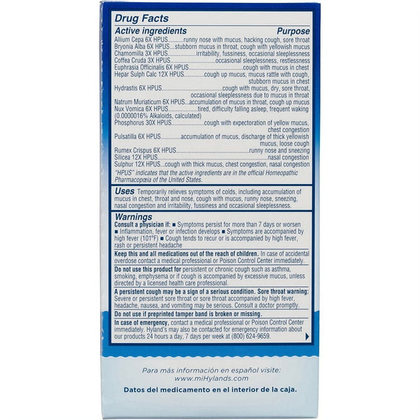 Hyland's Baby Nigth Mucus + Cold Relief 4Oz