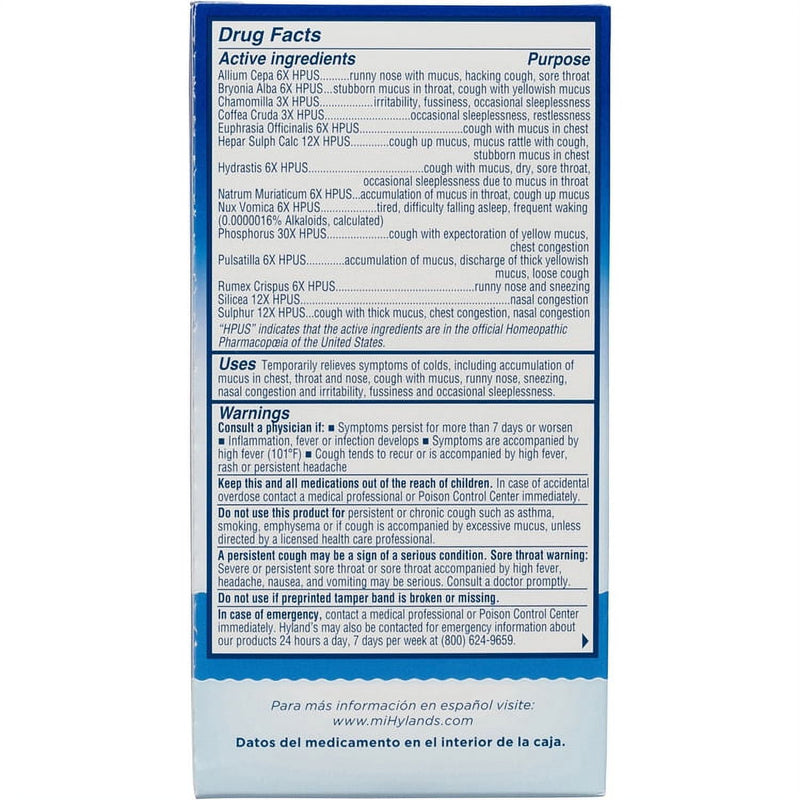 Hyland's Baby Nigth Mucus + Cold Relief 4Oz