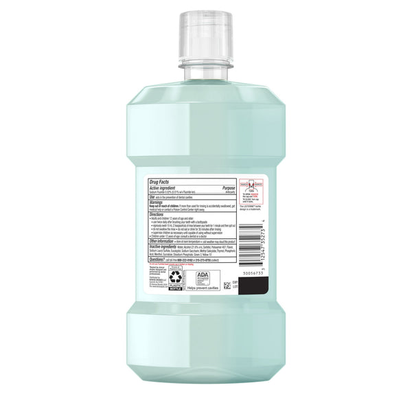 Listerine Enamel Strength Anticavity Fluoride Mint Mouthwash 1lt