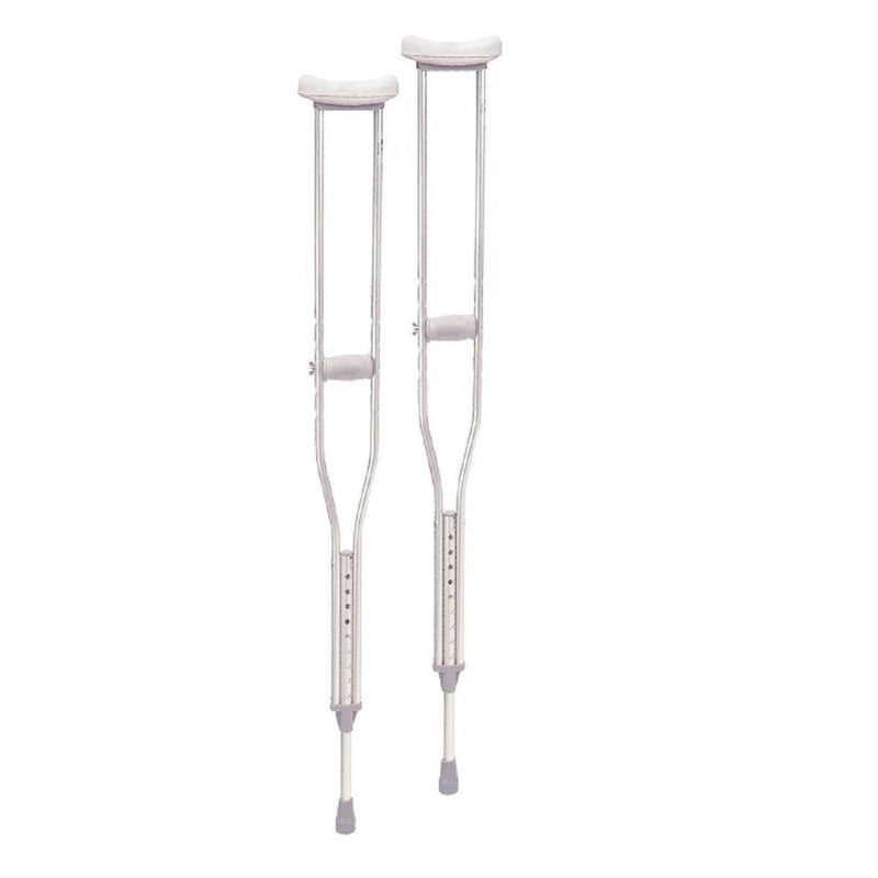 Drive Medical Aluminum Crutch Adult 5'2 to 5'10