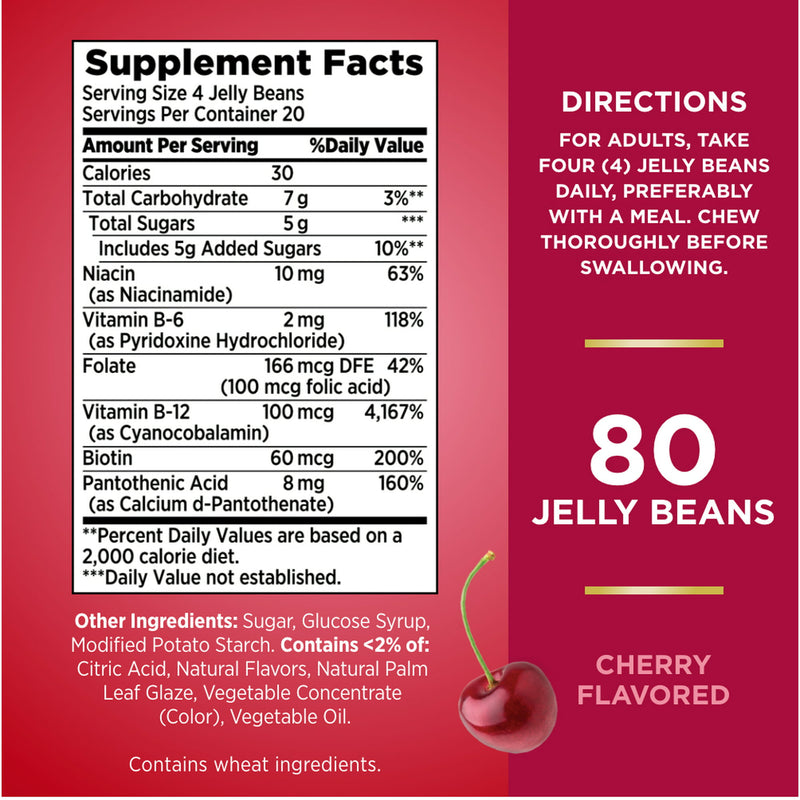 Nature's Bounty Energy Jelly Beans 80ct