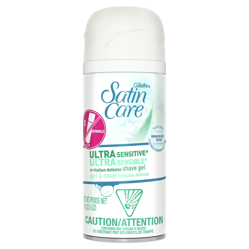 Gillette Satin Care Ultra Sensitive Shave Gel 2.5oz