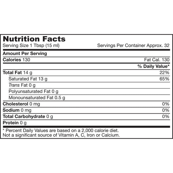 Jarrow Formulas Coconut Oil 16oz