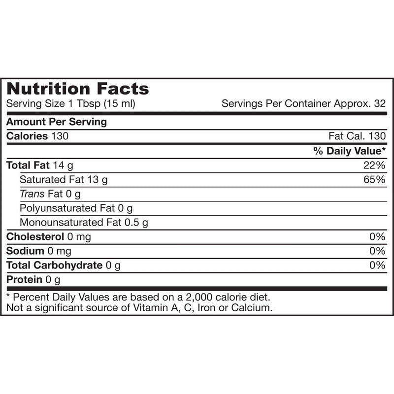 Jarrow Formulas Coconut Oil 16oz