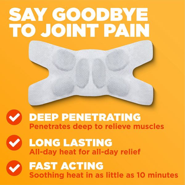 Thermacare Joint Pain Therapy Heat Wraps 4ct