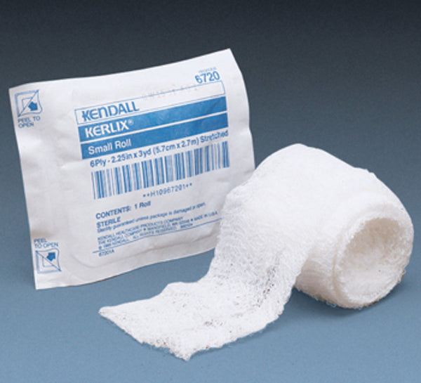 Kendall Kerlix ™ Rollo de gasa estéril de 6 capas 2.25 "x 3YD 6720