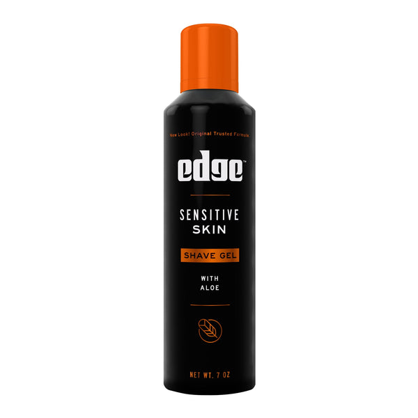 Edge Sensitive Skin Mens Shave Gel with Aloe Unscented 7oz