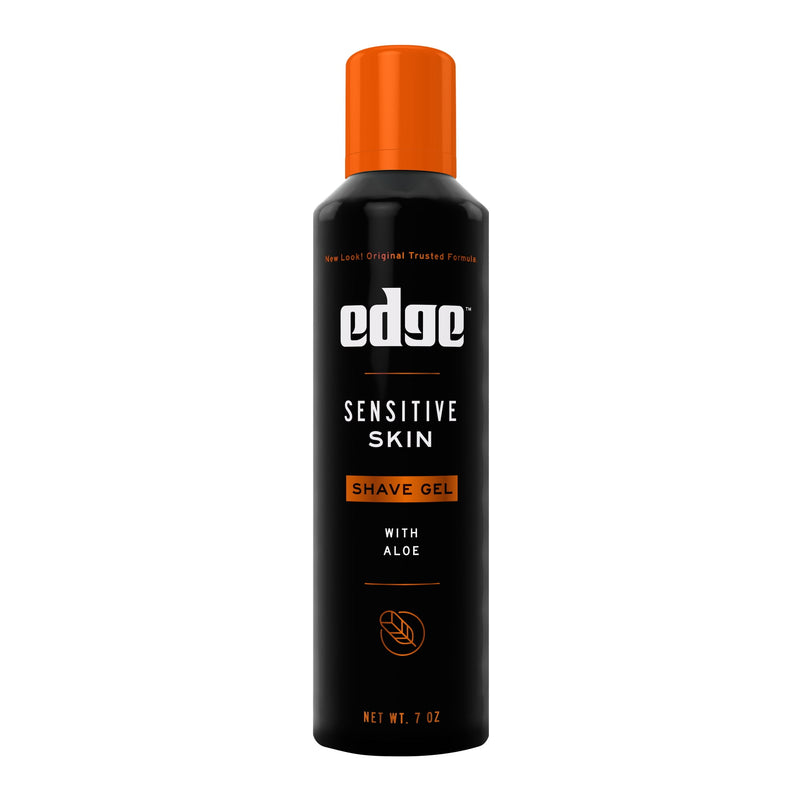 Edge Sensitive Skin Mens Shave Gel with Aloe Unscented 7oz