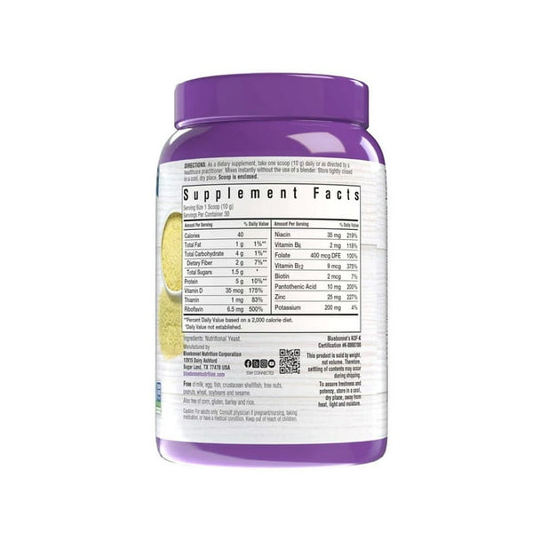 Bluebonnet Nutritional Yeast 10.58Oz
