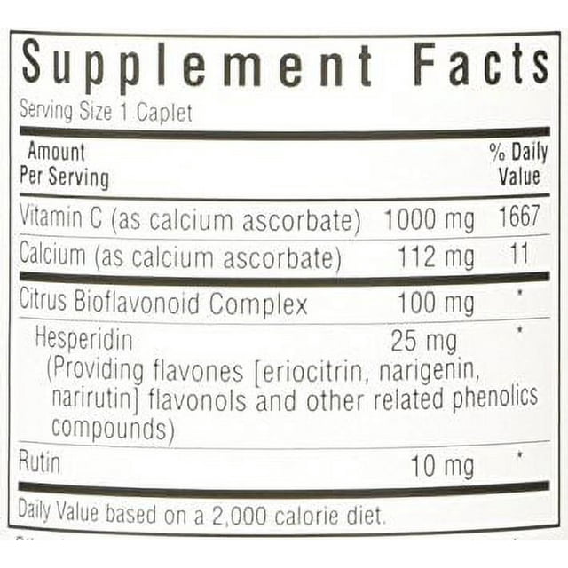 Bluebonnet Buffered Vitamin C 1000mg 90 Caplets