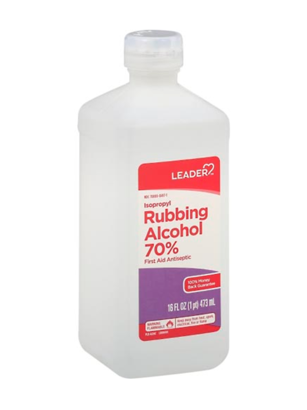 Leader Isopropyl Rubbing Alcohol 16Oz