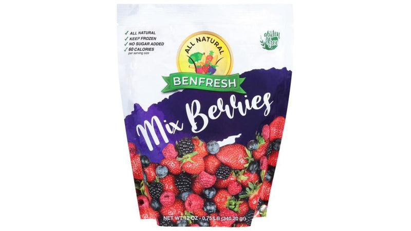 Bayas mixtas benfresh congeladas 12 oz