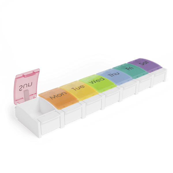 Ezy Dose Pill Organizer Weekly With Push