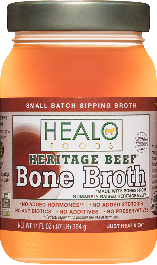 Heroo Heritage Beef Bone Broth 14oz