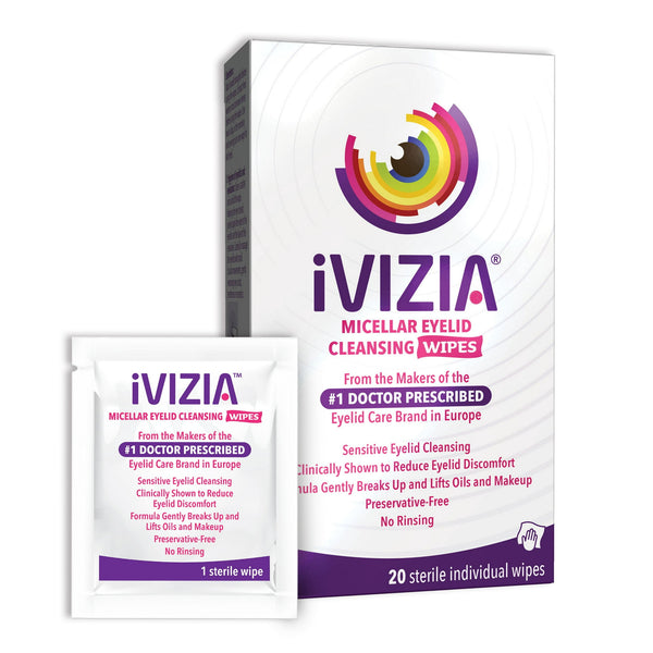 Similasan Ivizia Sensitive Eyelid Cleansing Wipes 20ct