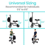 Vive Knee Walker Black