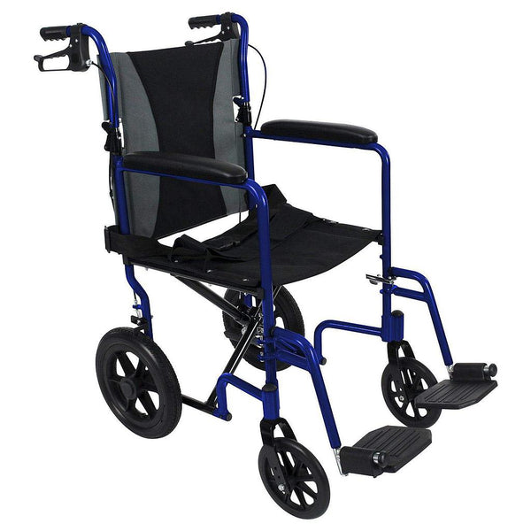Vive Transport Wheelchair Mob1021Blue